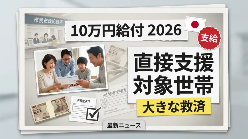 2026年の日本の10万円政府給付金