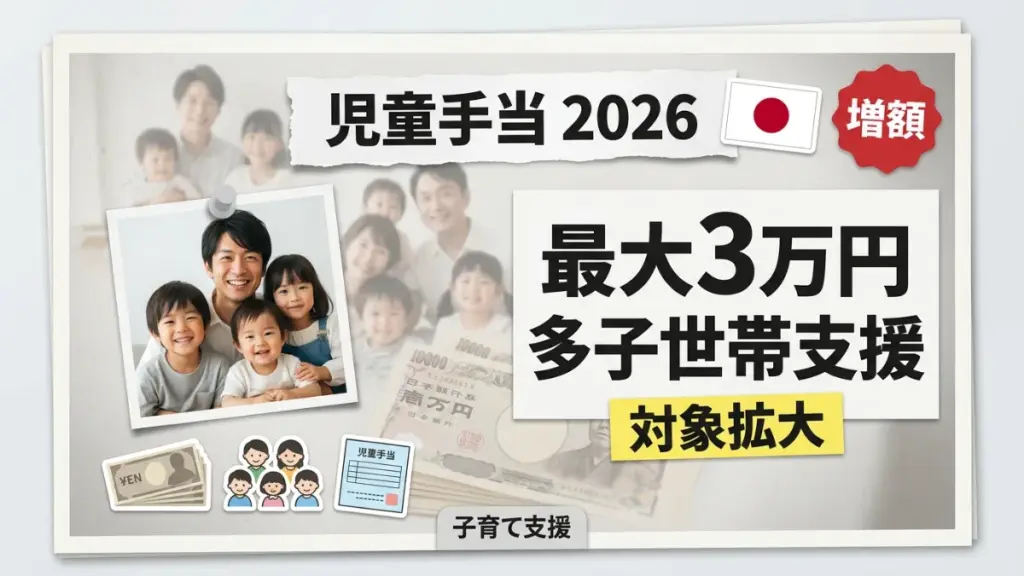 日本の児童手当増額