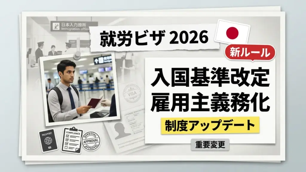 日本の就労ビザ新ルール