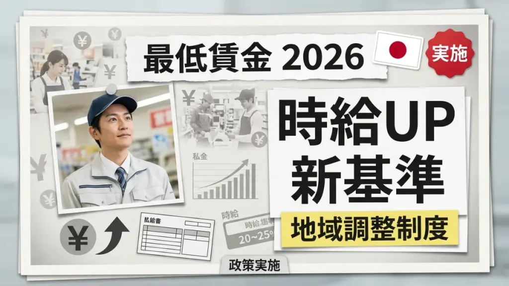 日本の最低賃金引き上げの実施