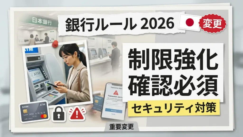 日本の銀行ルール変更