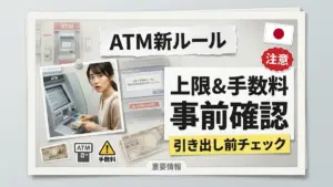 日本のATM出金新ルール