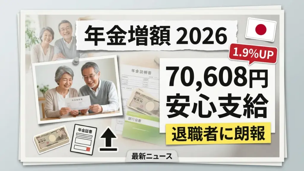 日本の年金増額